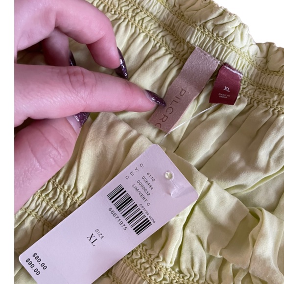 Anthropologie Lemongrass Top Pilcro XL - Picture 4 of 6